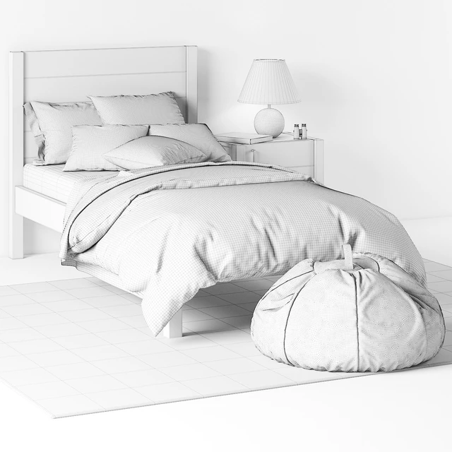 bed Uptown Navy Blue Bed from Crate & Barrel curbstone Kids Uptown Navy Blue Nightstand — Descargar