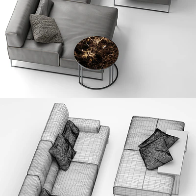 Sofa frigerio salotti CLOUD — Ver 3