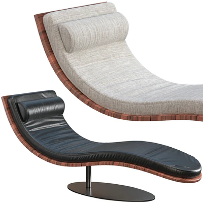 Chaise longue Oliver B. Balzo — Ver 4