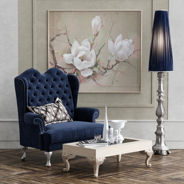 Dolfi Adelaide armchir. Floor lamp — Descargar