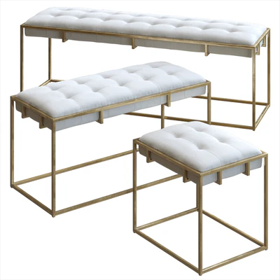 KELLEN UPHOLSTERED BENCH — Ver 1