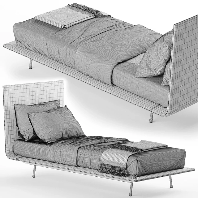 Односпальная кровать  Bonaldo Thin — Скачать
