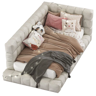 Bed Baldwin Lounge Corner Upholstered Bed 220 — View 7