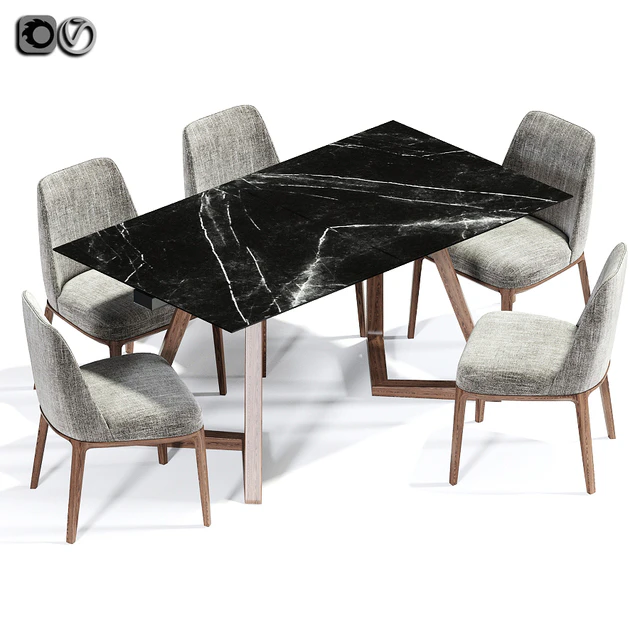 Poliform Sophie Dining Chair Set 02 — Descargar