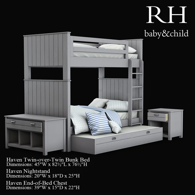 Haven Twin-over-Twin Bunk Bed — Descargar
