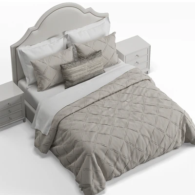 Basset Barcelona Bonnet Headboard Bed — Ver 3