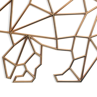 Bear Metal Wall Decor — Вид 3