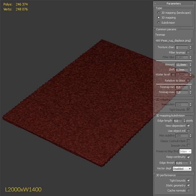 Rug HAY Peas Dark Gray Rug — Descargar