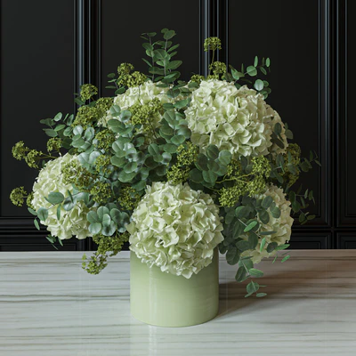 Flower Set 051 Green Hydrangea — Ver 6
