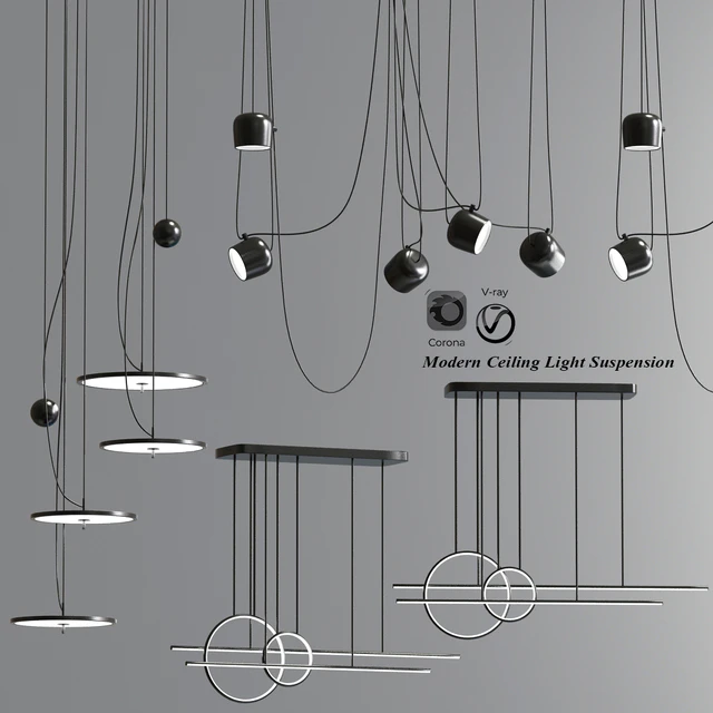 Modern Ceiling Light Suspension Pendant — Descargar
