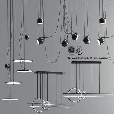 Modern Ceiling Light Suspension Pendant — Ver 1
