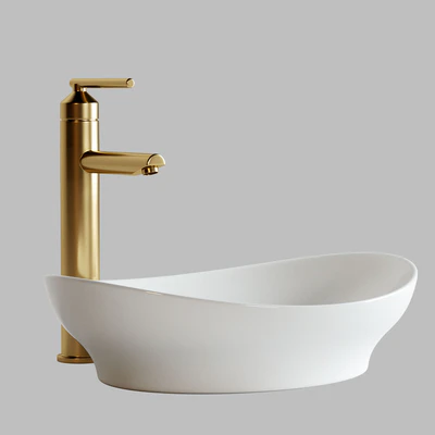 Valor oval porcelain vessel sink — Ver 1