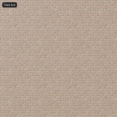 split face concrete block wall texture beige — View 4