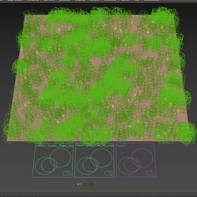 Uncut grass lawn — Ver 4