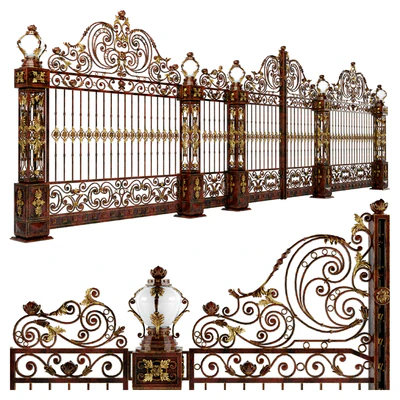Forged gates wickets and fences N3 — Ver 1