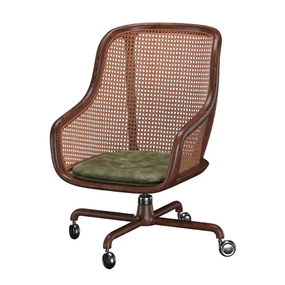 Ward Bennett Cane Desk Chair — Ver 5