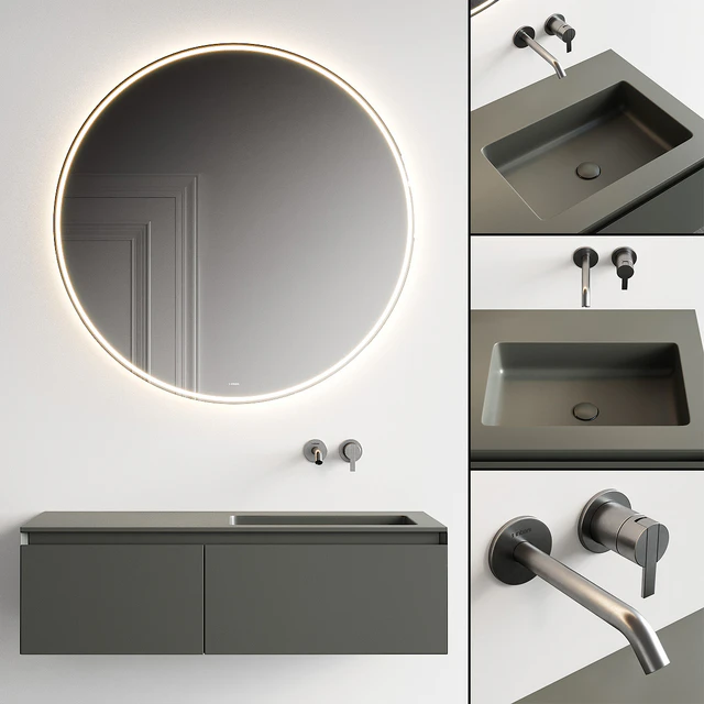Inbani Strato Vanity Unit Set 6 — Скачать