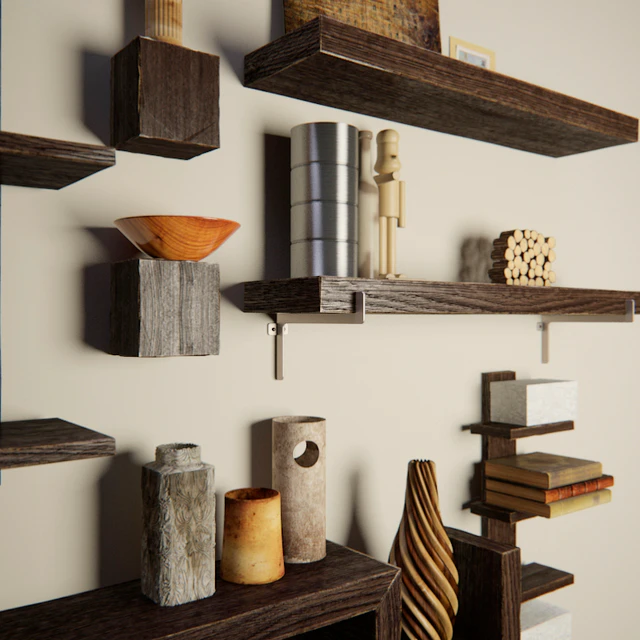 Shelves with decor — Descargar
