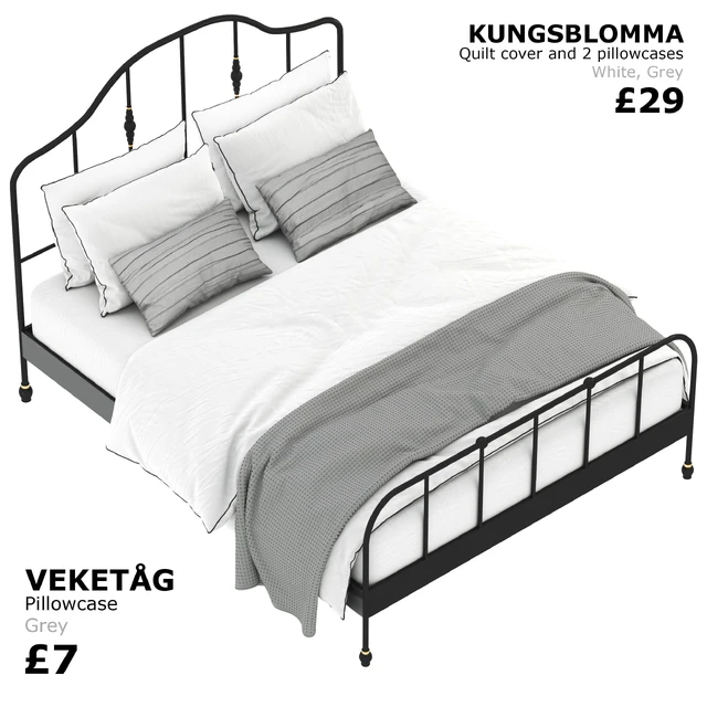 IKEA SAGSTUA Bed — Скачать