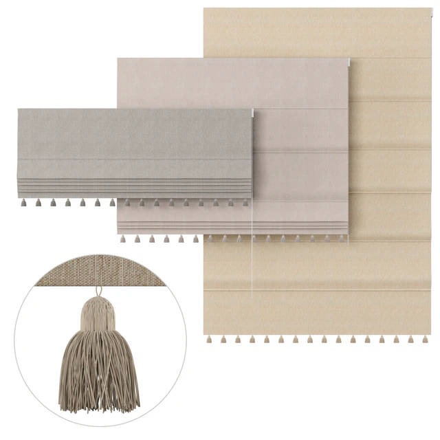 Roman Curtains 07 | Tassel Edge | Harrow — Descargar