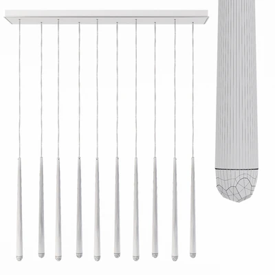 Restoration Hardware AQUITAINE LINEAR CHANDELIER 48 Black — Вид 2
