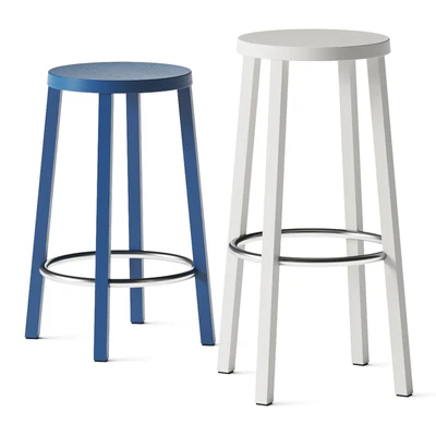 Plank Blocco Barstools — Ver 4