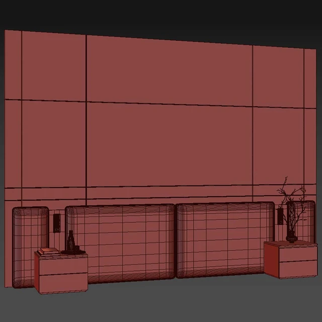 Headboard 3d Wall Panel 49 — Скачать