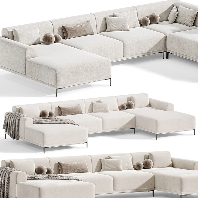 Marlet Corner Sofa Set By divanev — Скачать