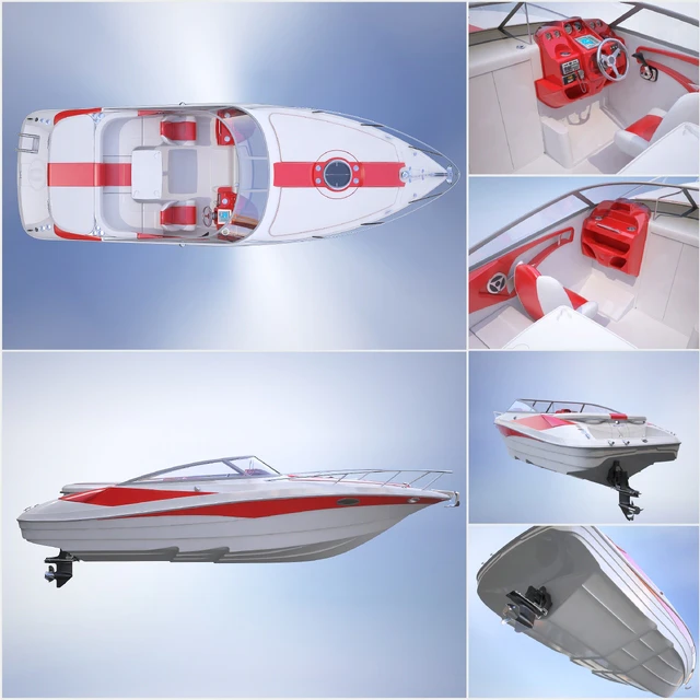Speed sea boat — Скачать