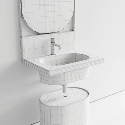 Ceramica Cielo Elle Vanity Unit Set 2 — Ver 3