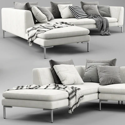B&B Charles Chaise Longue Sofa — Вид 4