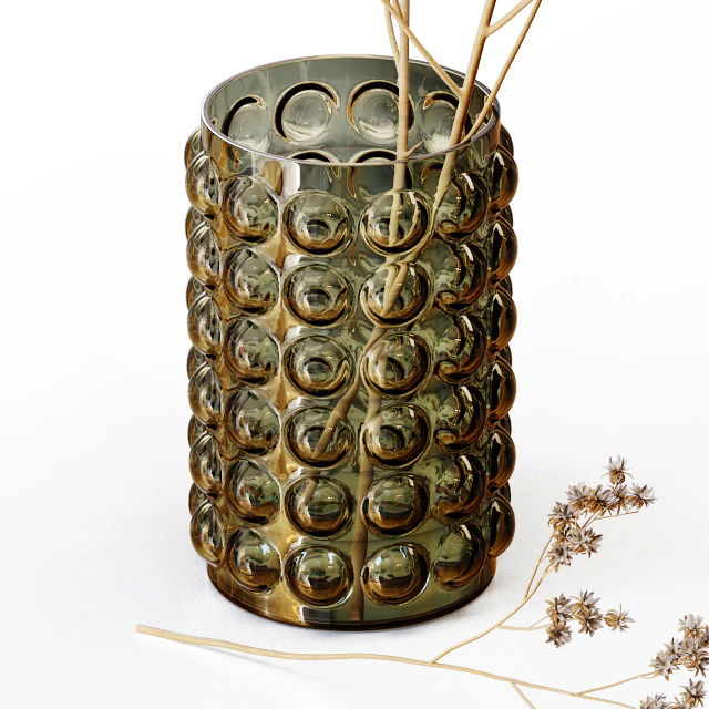 H&M vase with dry flowers — Descargar