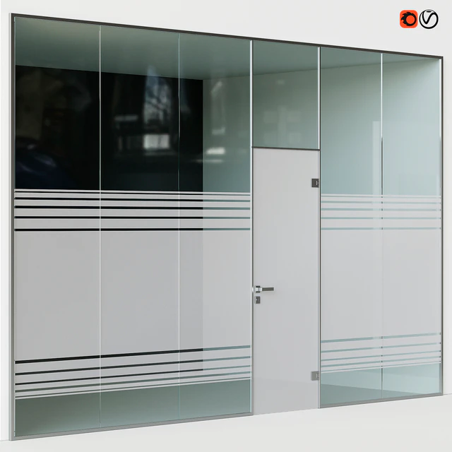 Glass office partitions Doors — Descargar
