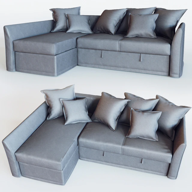 HOLMSUND Sofa bed with chaise — Скачать
