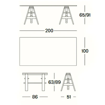 Zanotta Leonardo Table — Вид 3