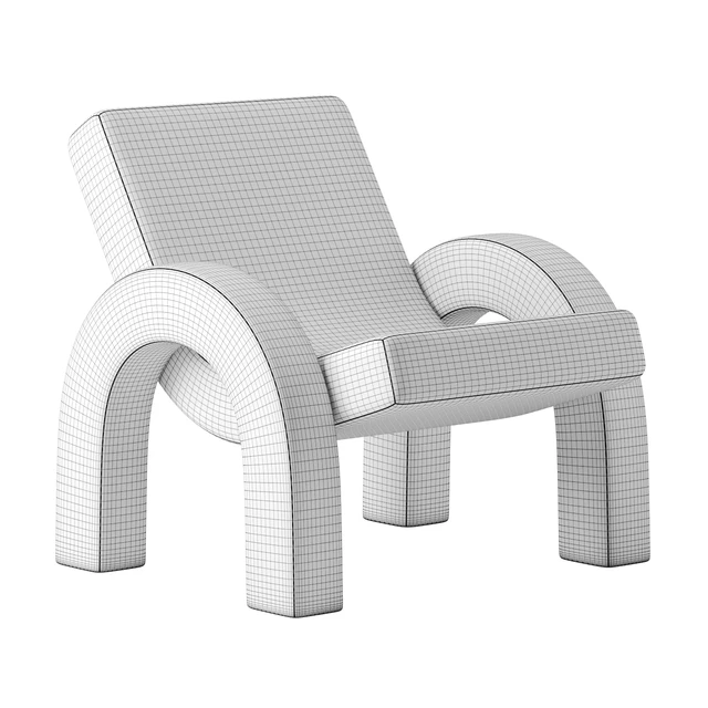 Arco Lounge Chair by Dusty Deco — Скачать