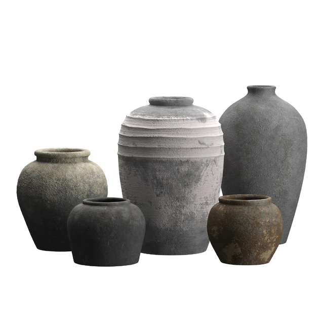 Artisan clay vases — Скачать