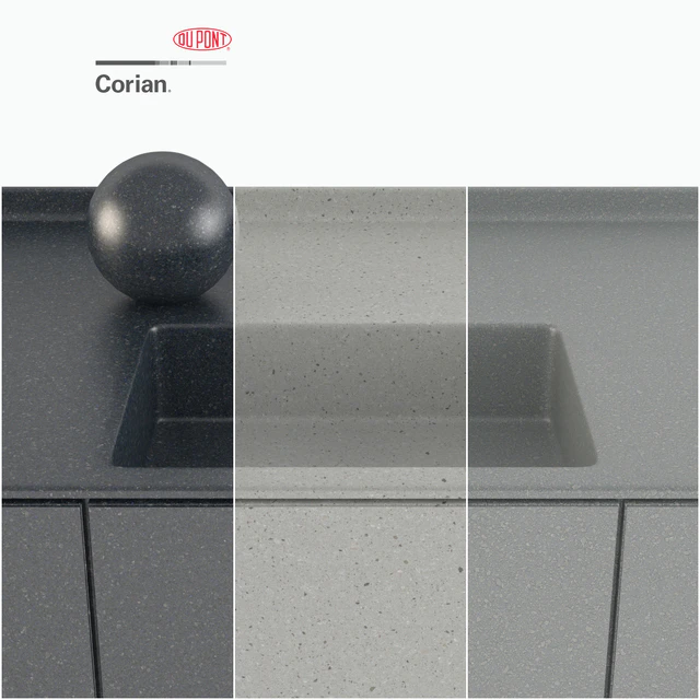 Dupont Corian Kitchen Countertops Blue 1 — Descargar