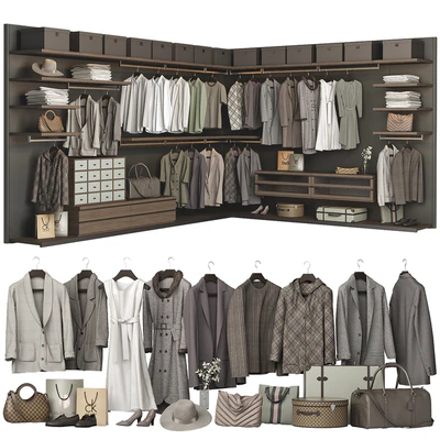 Ubik Poliform Walk-in Closet 1 — Вид 1