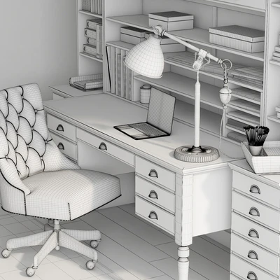 Pottery barn PRINTER'S OFFICE SUITE — Ver 2