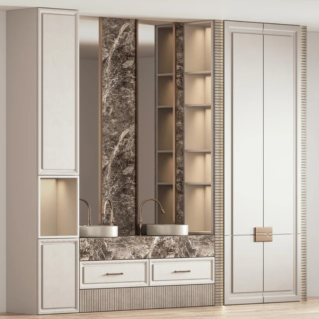 Bathroom Furniture Set 07 — Descargar