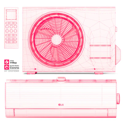 Air Conditioner Black — Ver 4