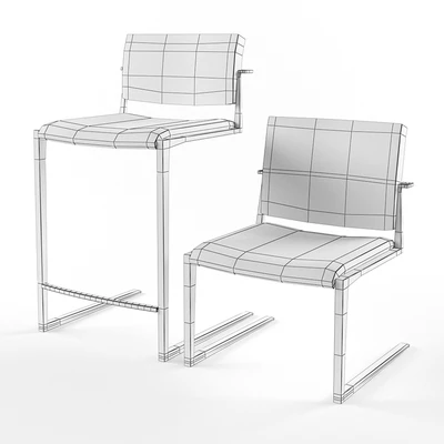 Holly Hunt Shadow Counter &amp; Dining chair — Ver 3