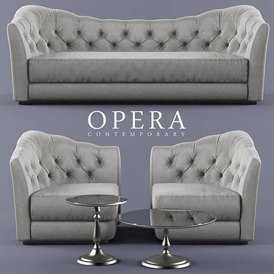 Sofas, chairs, tables opera BUTTERFLY — Ver 1