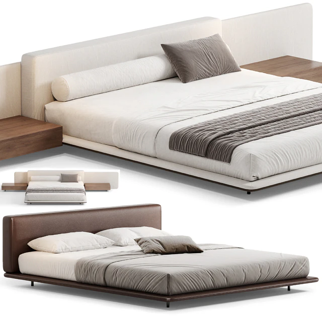 Horizonte Bed by Minotti — Descargar