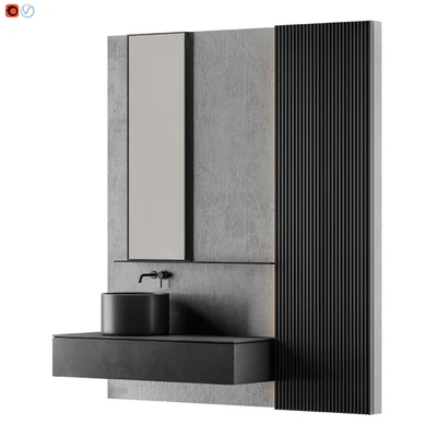 MODERN - Gray Bathroom — Ver 4