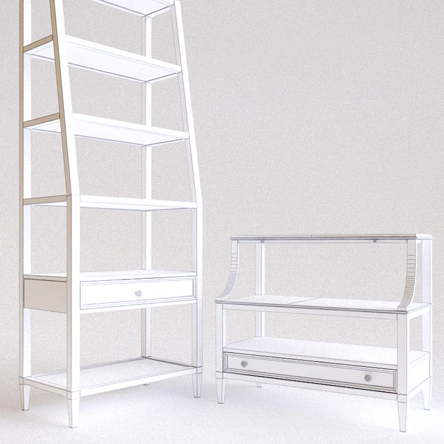 Bernhardt Sutton House Bookcase and Chest — Descargar