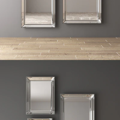 RH VENETIAN MIRRORS SET SILVER — Ver 3