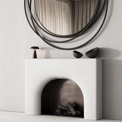 154 fireplace decorative wall kit 03 smooth soft fireplace 00 — Ver 5