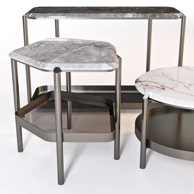 Giorgetti: Coffee Table - Skyline Set 01 — Скачать